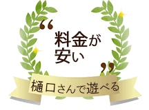 料金が安い・樋口さんで遊べる