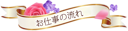 お仕事の流れ